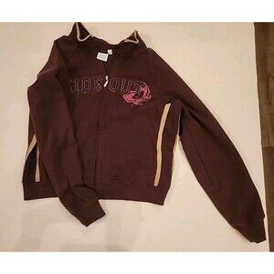 Sideout Zip Up Womens Brown Large